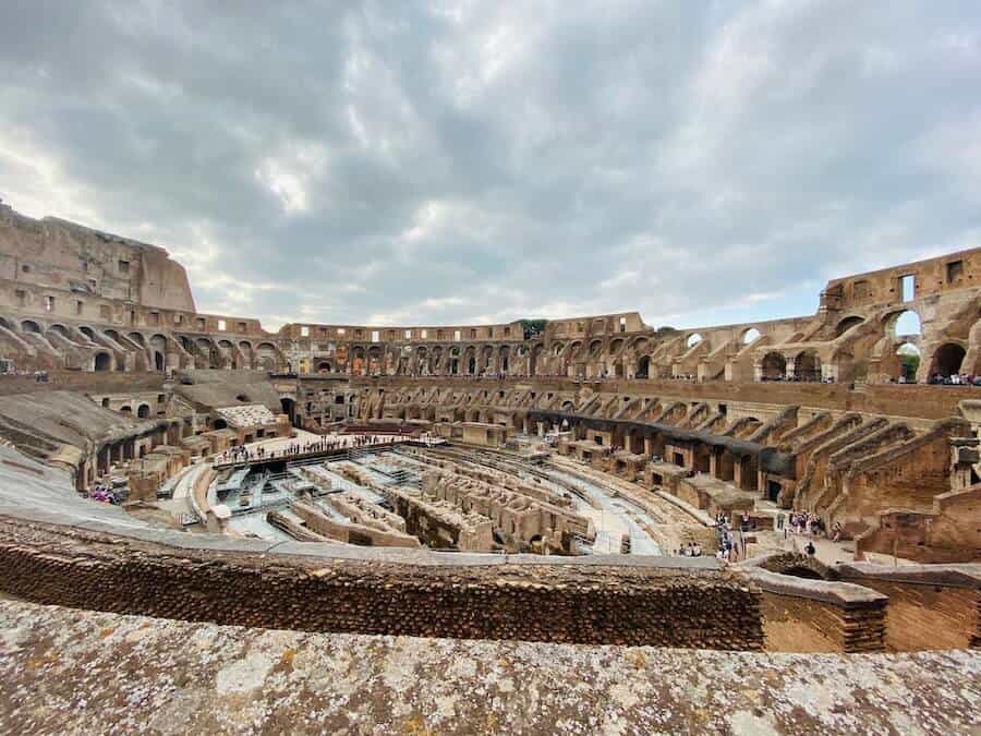 Inside Romes Colosseum 
