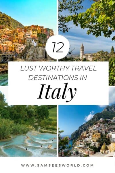 Prettiest cities in Italy pin