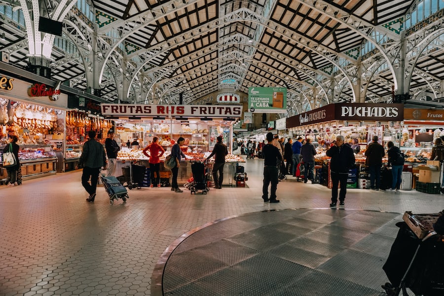 Central market in Valencia