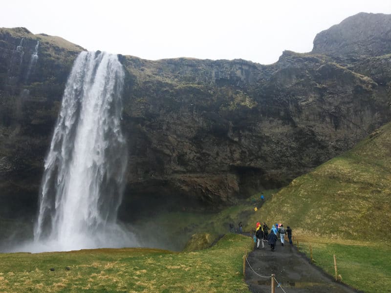 Waterfall in Iceland 