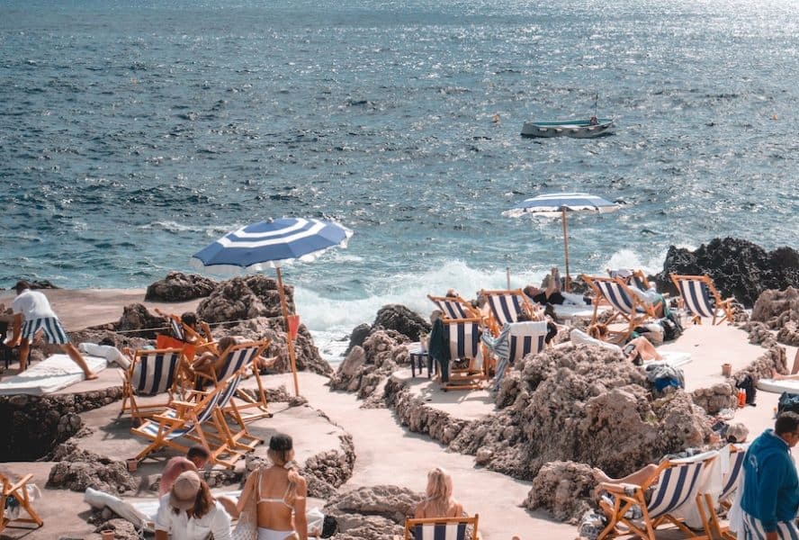 Beach in Capri 