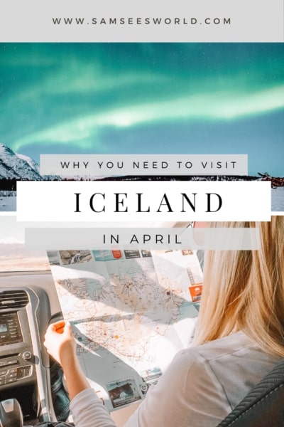 Iceland in April Pin