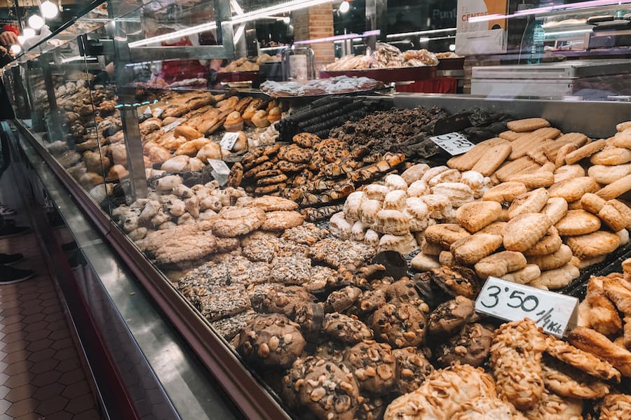 Pastries for sale in the central market