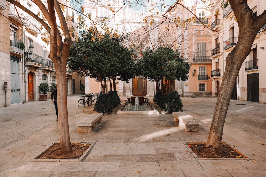 City streets of Valenica