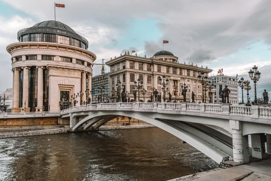 Capital city of Skopje