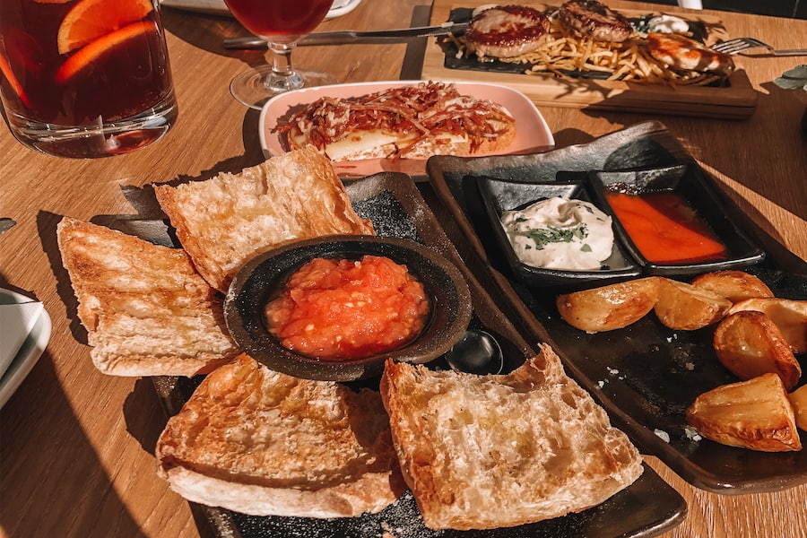 Assortment of tapas