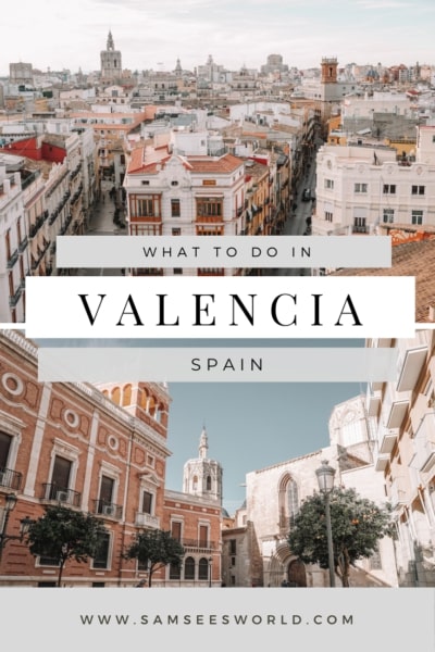 What to do in Valencia pin