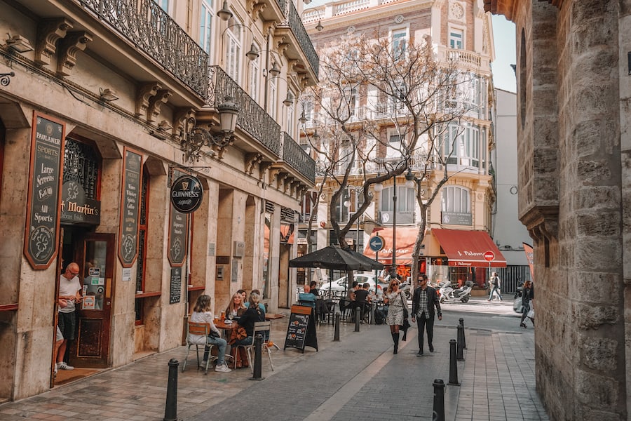 Charming street in Russafa