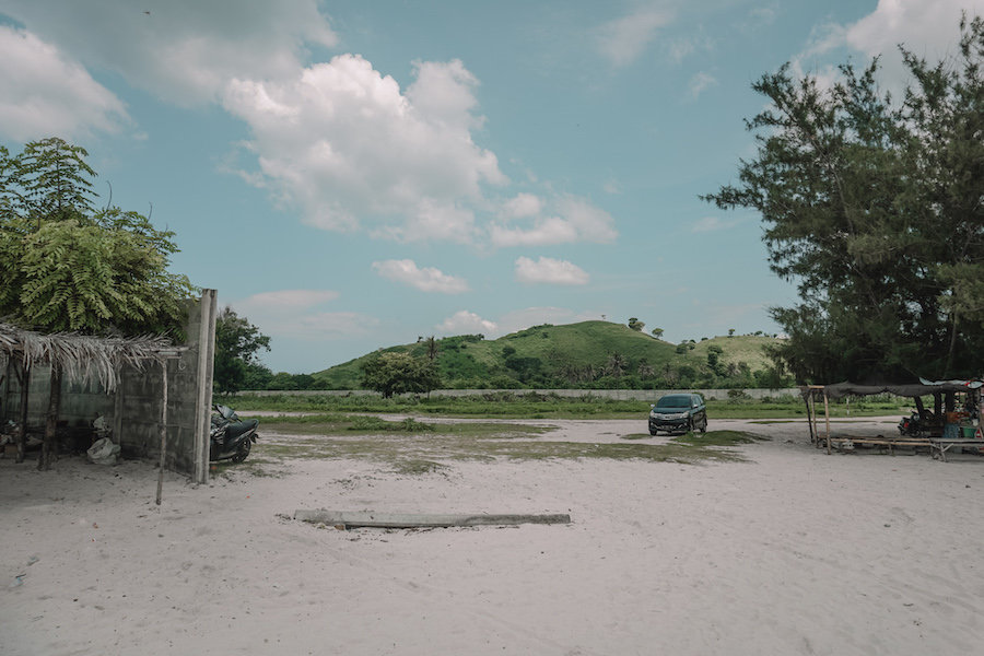 Parking lot Tanjung Aan Beach