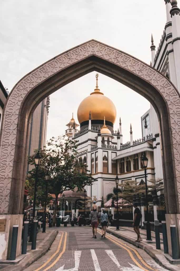 Gold domed mosque