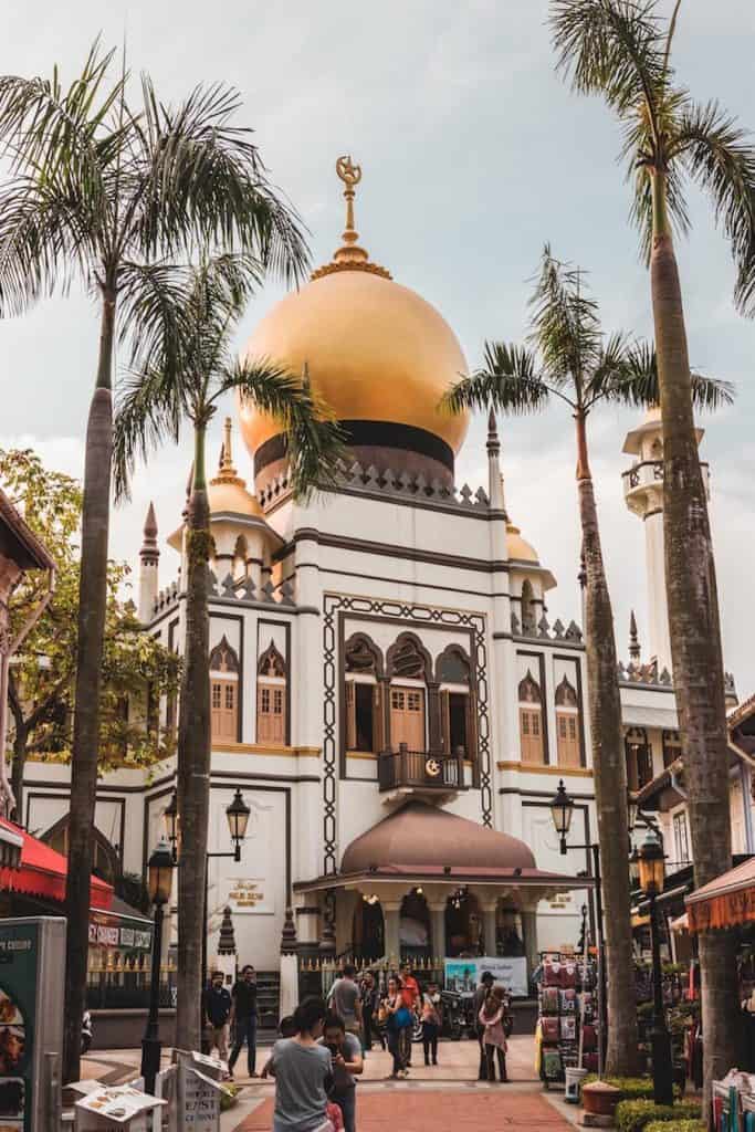 Gold topped mosque 