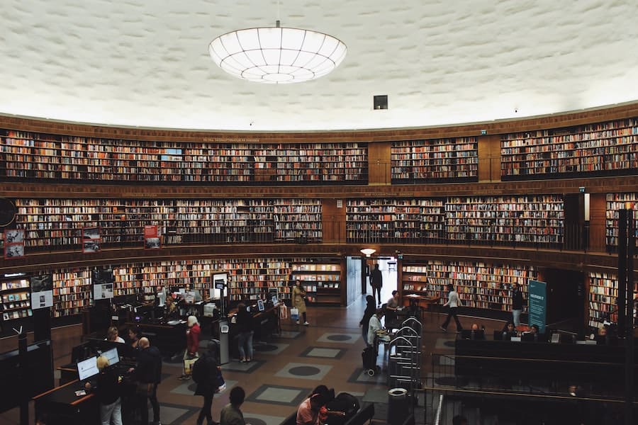 one day in Stockholm - The City Library in Stockholm