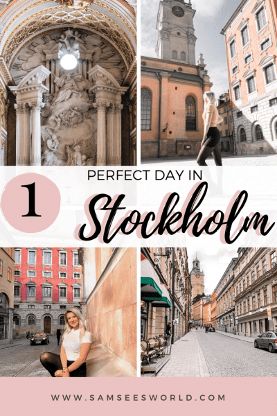 One day in Stockholm pin