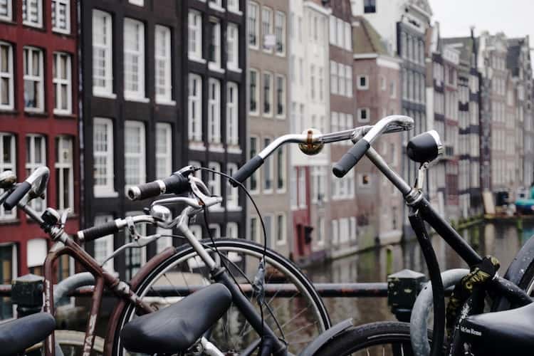 biking in amsterdam cover photo
