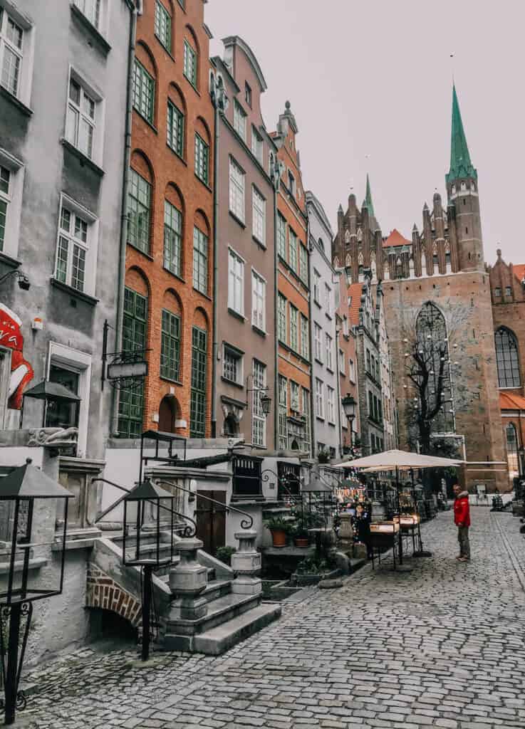 Street in Gdansk Poland