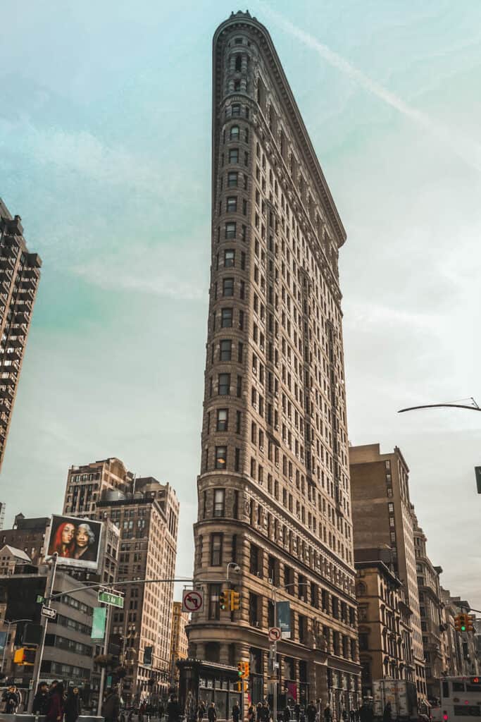 Triangular building in NYC