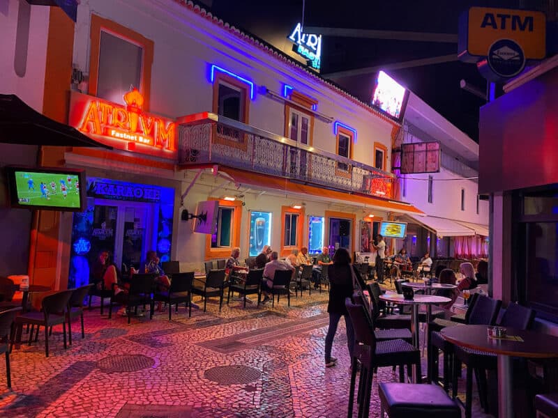 Albufeira at night