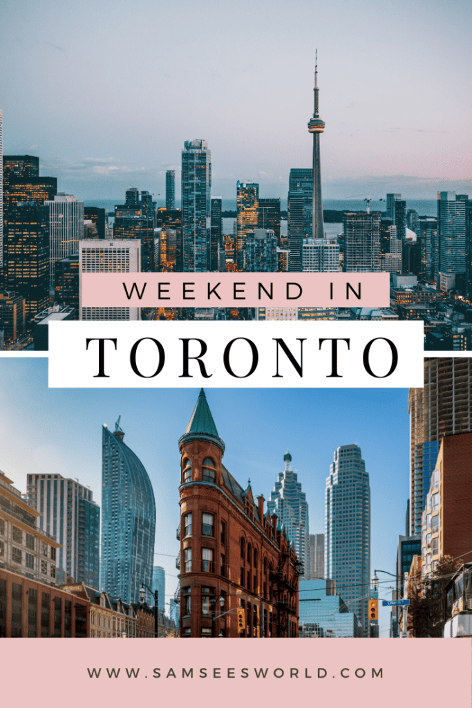 Weekend in Toronto pin