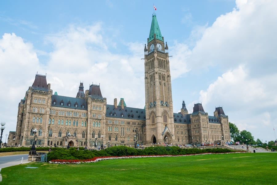 Parliament Building in Ottawa