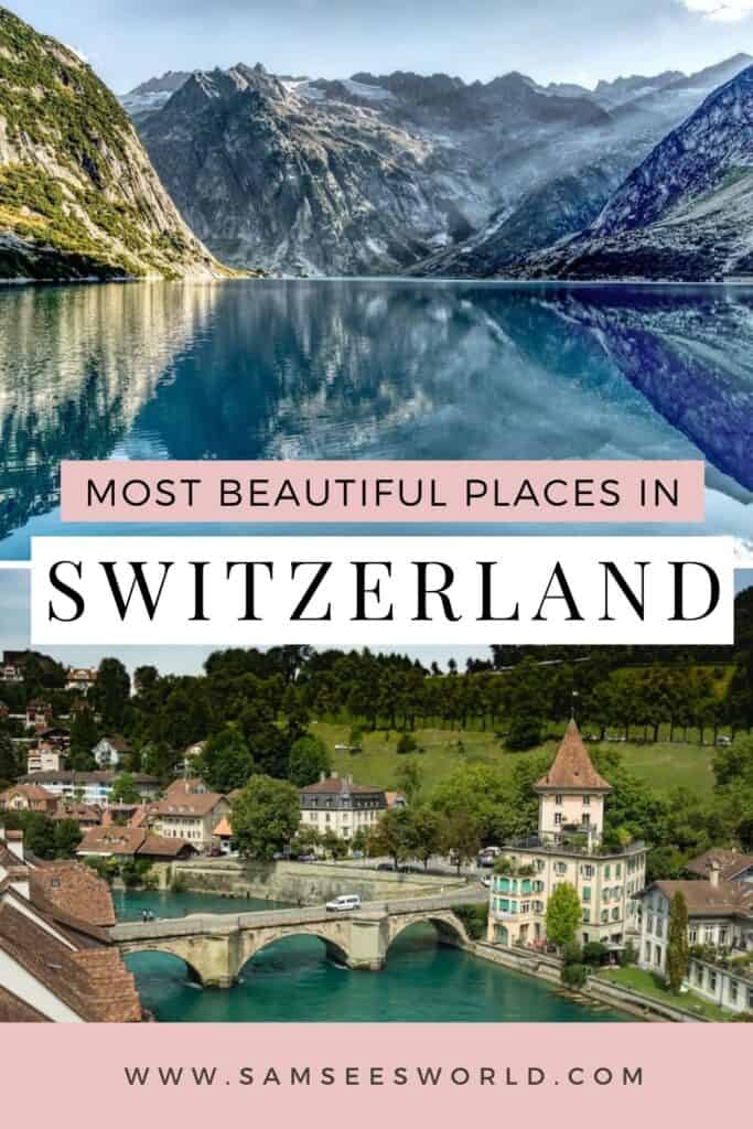 Most Beautiful Places in Switzerland pin 