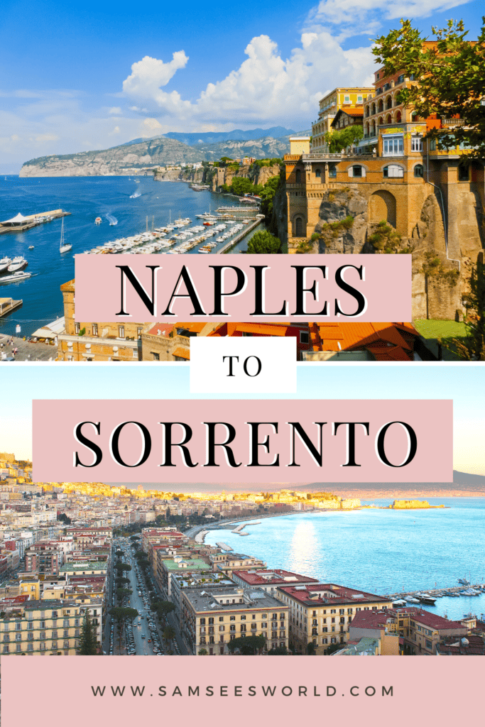 Naples to Sorrento pin 
