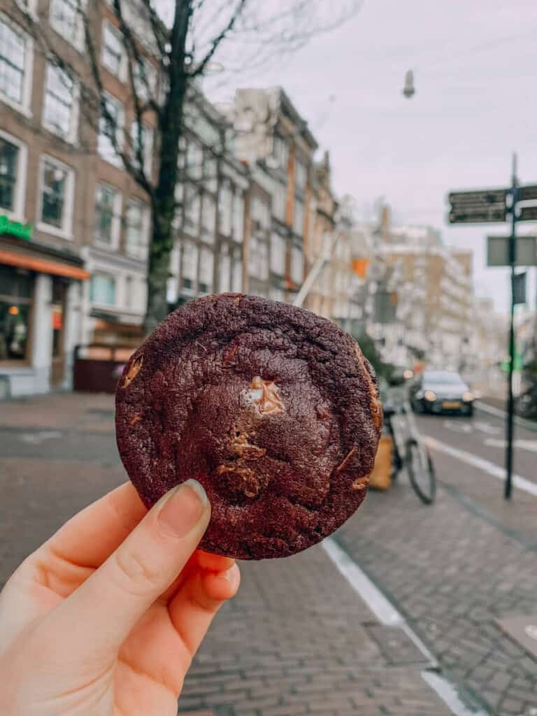 Whole chocolate cookie