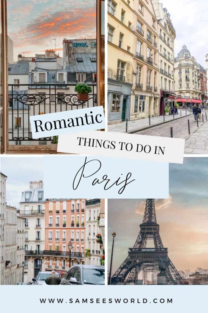 Romantic Things to do in Paris pin 