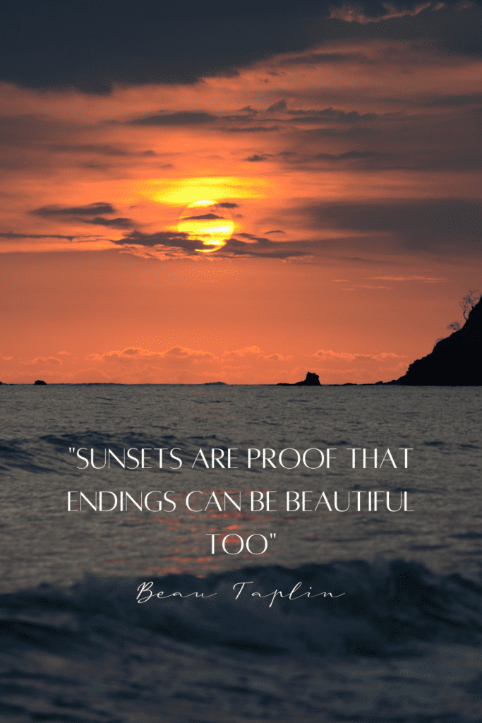 Simple Sunset Quotes For Instagram - 3 : Autumn is a sunset around