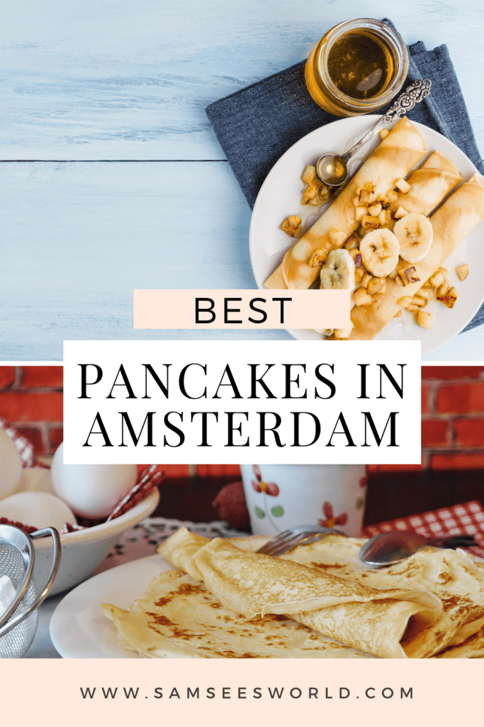 Best pancakes in Amsterdam pin 