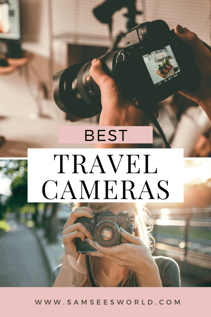 best travel cameras pin