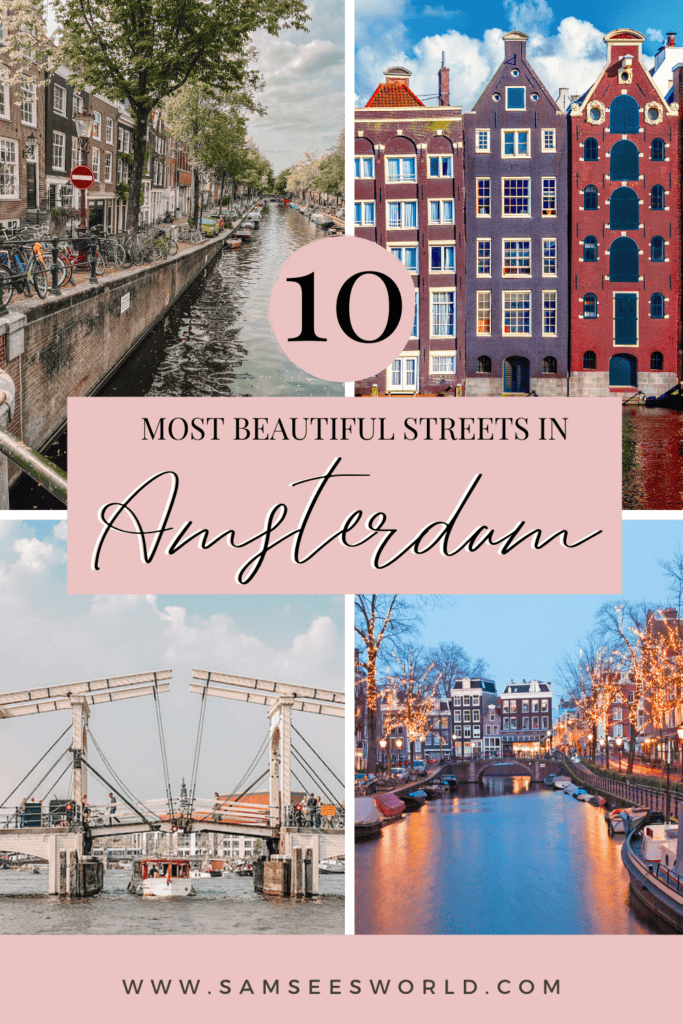 prettiest streets in Amsterdam pin 