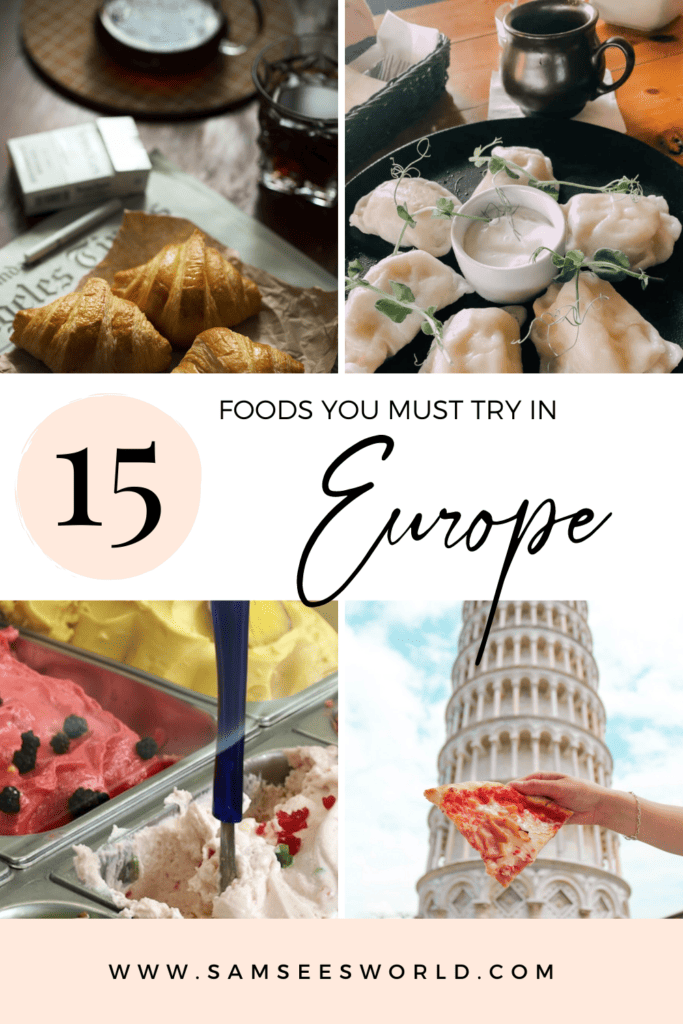 European food guide pin 