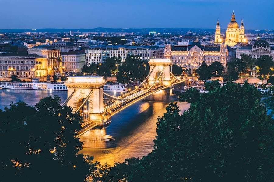 Budapest at night