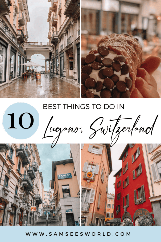 Top Things to do in Lugano pin 