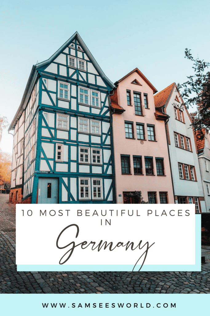 10 Most Beautiful cities in Germany pin