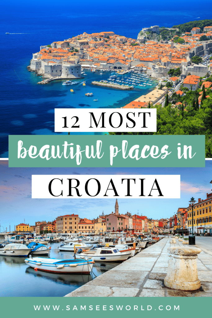 Most Beautiful Places in Croatia pin 