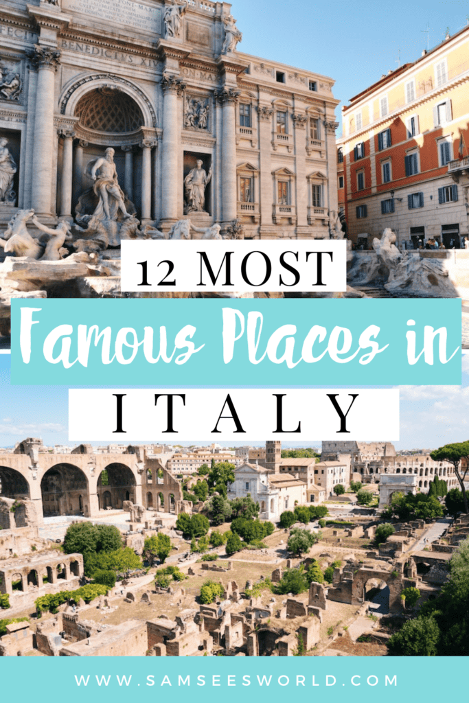 Most Famous Places in Italy  pin