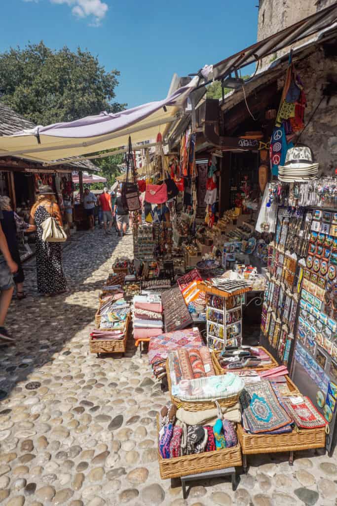 Old town Mostar market