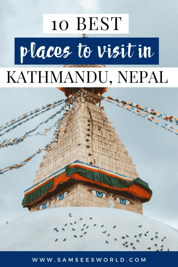 best places to visit in Kathmandu pin