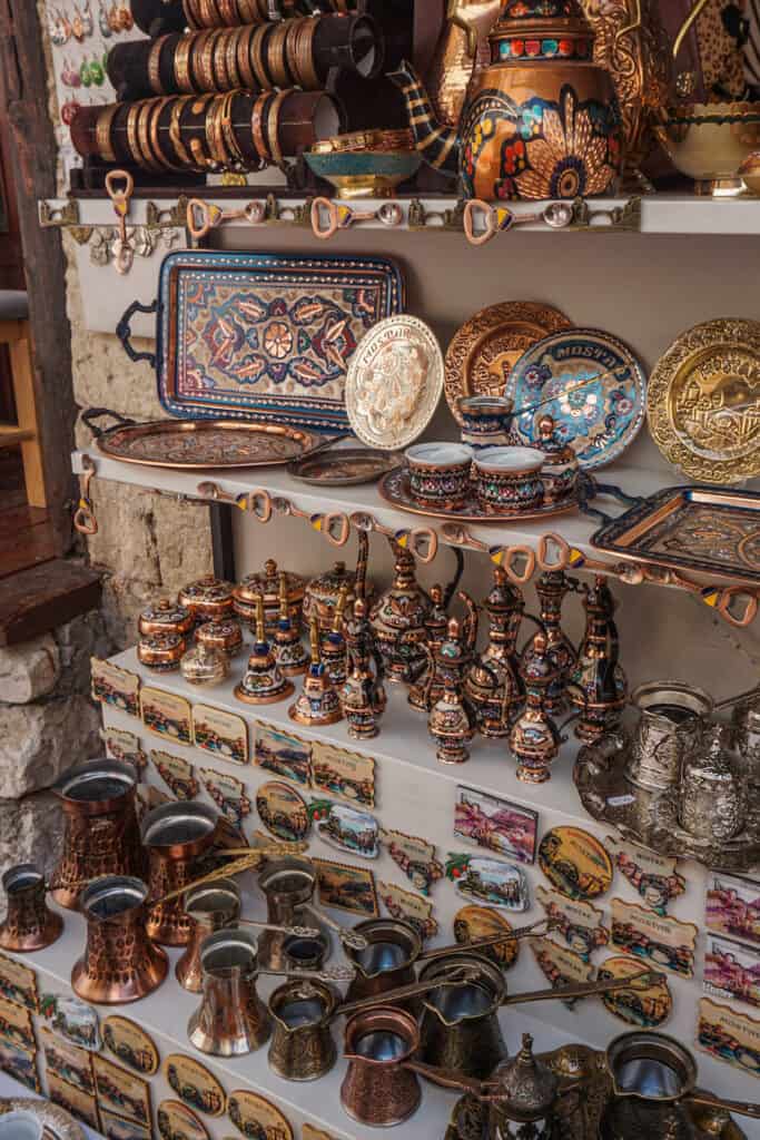 Local goods from shops in mostar