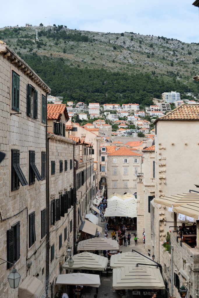 Dubrovnik town view