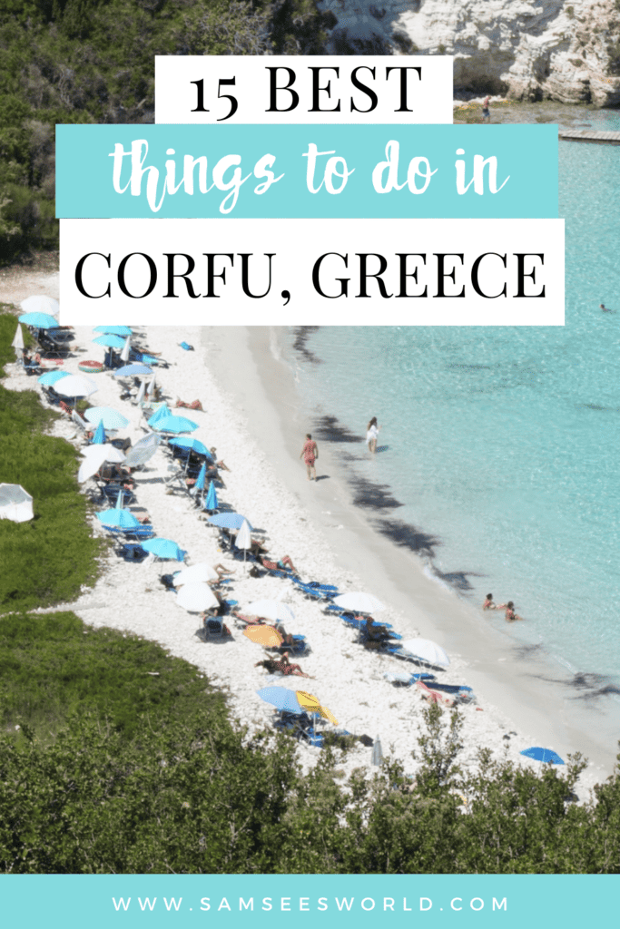 Top Things to do in Corfu pin