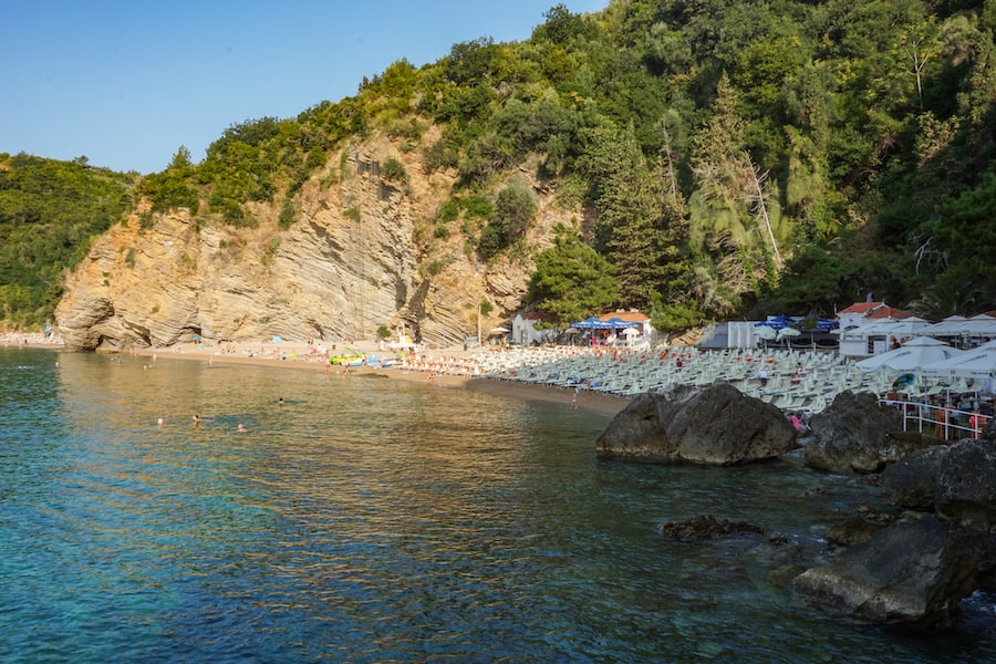 Beach in Budva