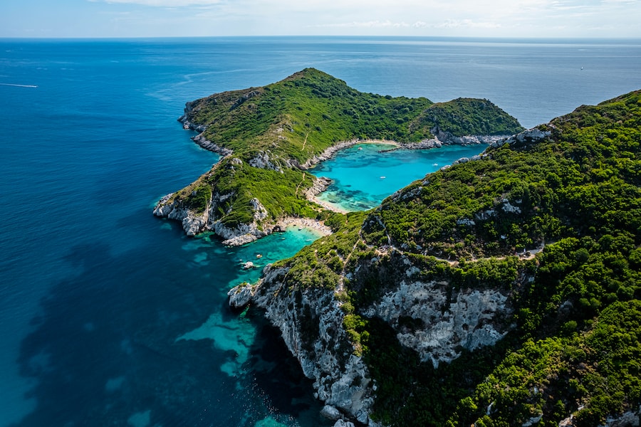 Porto Timoni in Corfu, Greece