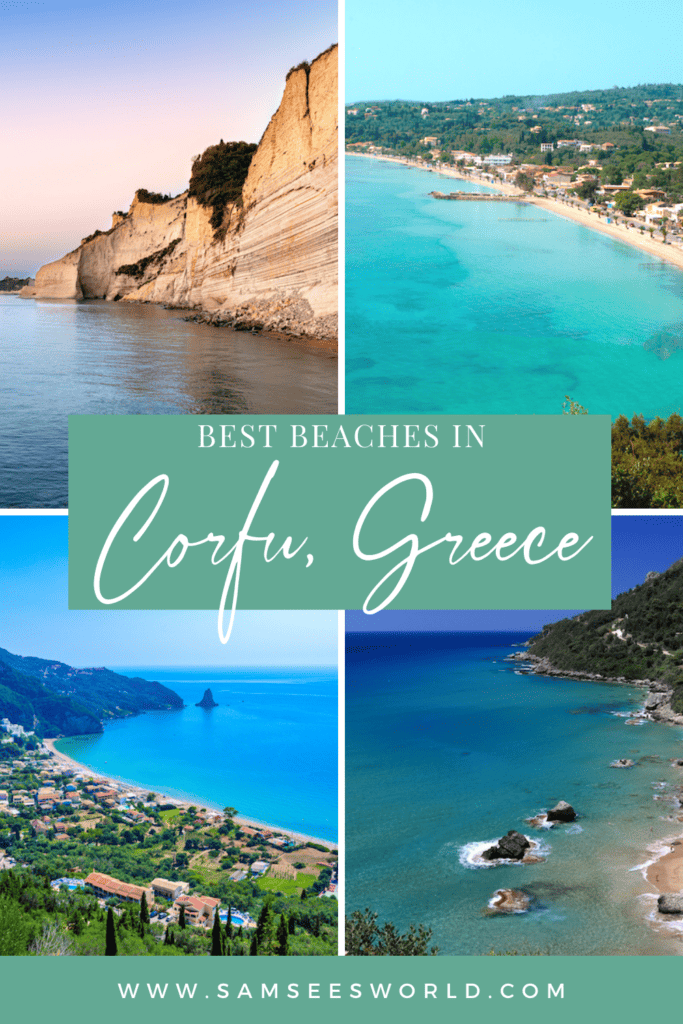 10 Best Beaches in Corfu pin