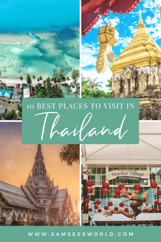 10 Best Places To Visit in Thailand pin