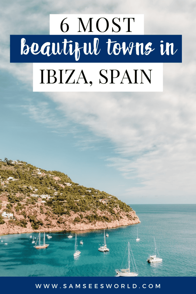 Most beautiful towns in Ibiza pin