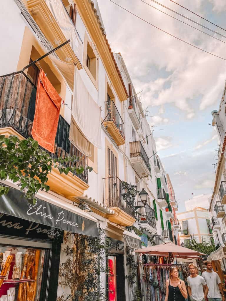 Ibiza town streets