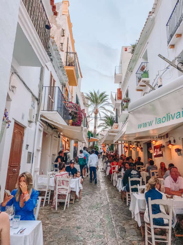 Ibiza town streets