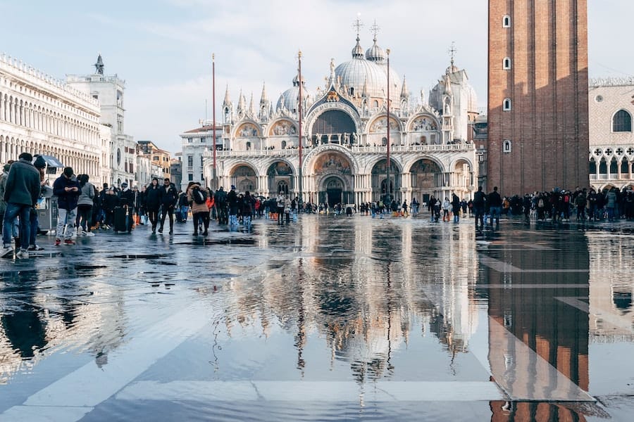St. Marks Basilica in winter
